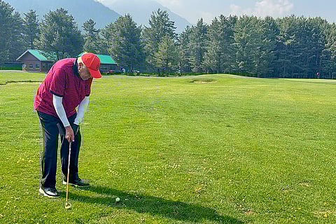 Farooq Abdullah in Pahalgam