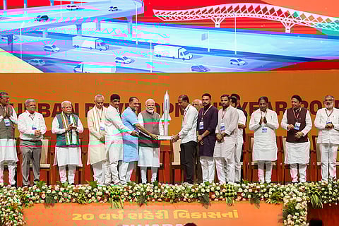 PM Modi in Gandhinagar