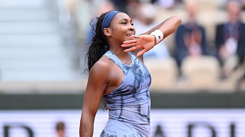 Coco Gauff stormed into round two
