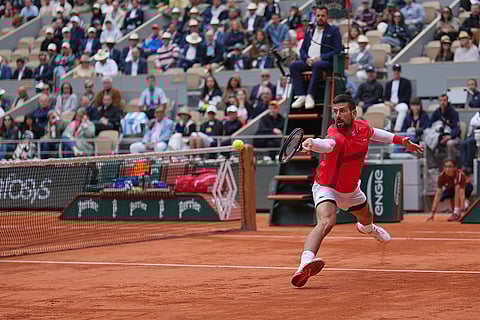 French Open Tennis: Mackie McDonald vs Novak Djokovic