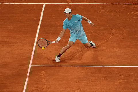 French Open Tennis Tournament: Novak Djokovic vs Mackie McDonald