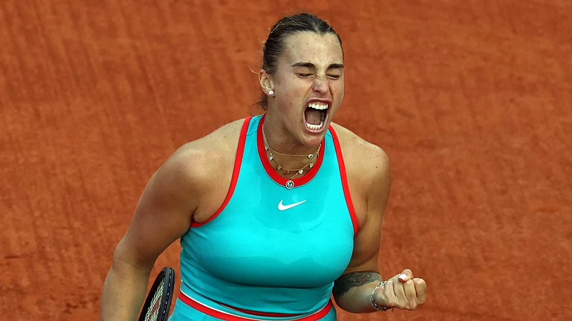 Aryna Sabalenka at the French Open