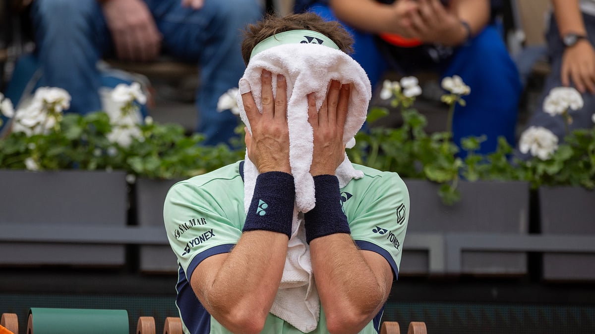 Casper Ruud is out of the French Open