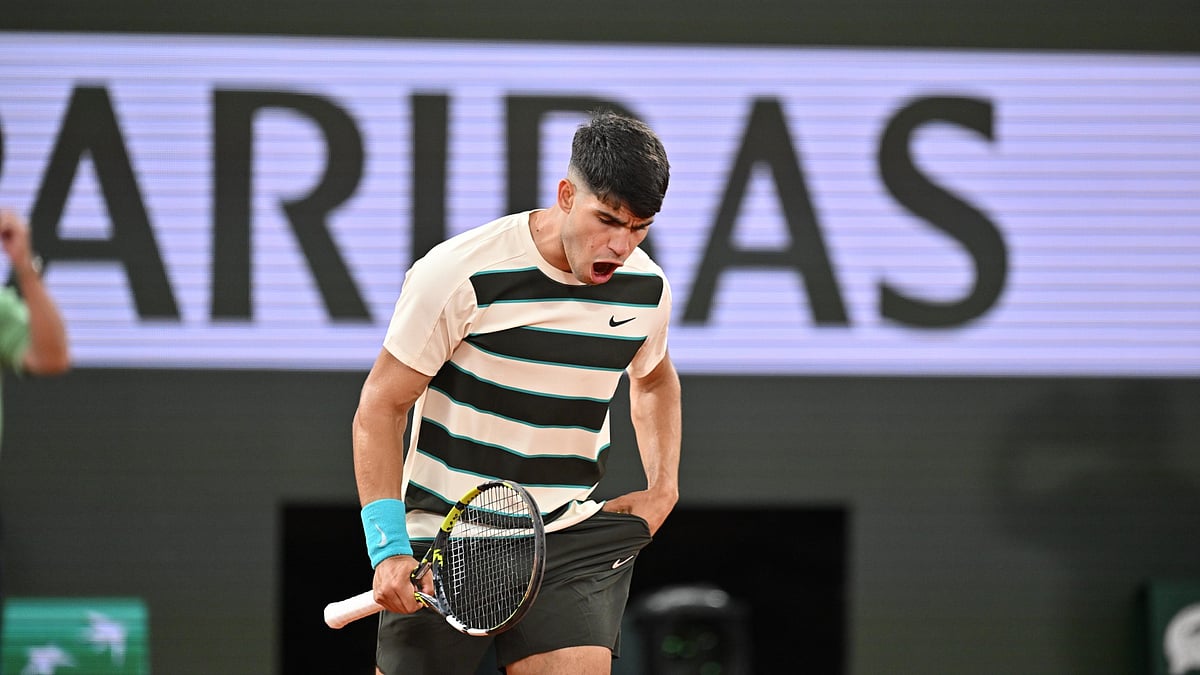 File : Reigning French Open champion Carlos Alcaraz