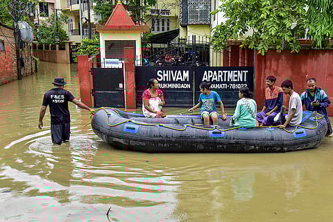Rainfall in Guwahati