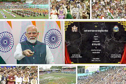 PM Modi on 50th anniversary of Sikkim's statehood