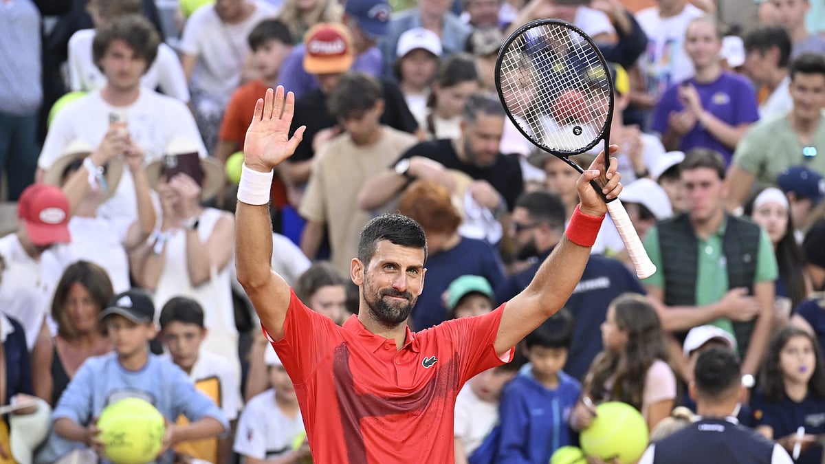 Novak Djokovic at the French Open