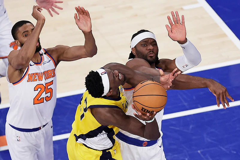 NBA basketball Eastern Conference final game 5 Knicks vs Pacers: Pascal Siakam