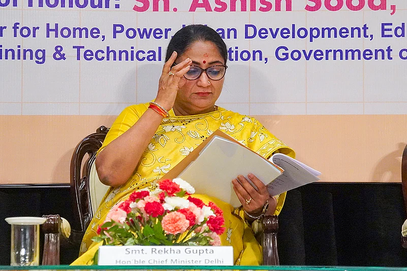 Delhi CM at an event