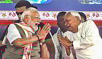 - PTI | : Prime Minister Narendra Modi and Bihar's Chief Minister Nitish Kumar in a campaigning rally on May 30, 2025.
