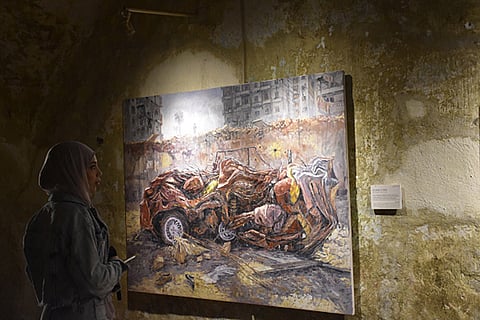 Exhibition by British artist Tom Young in Lebanon
