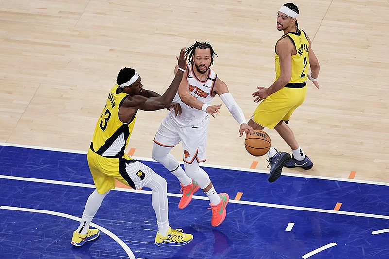 NBA basketball Eastern Conference final game 5 Knicks vs Pacers: Jalen Brunson