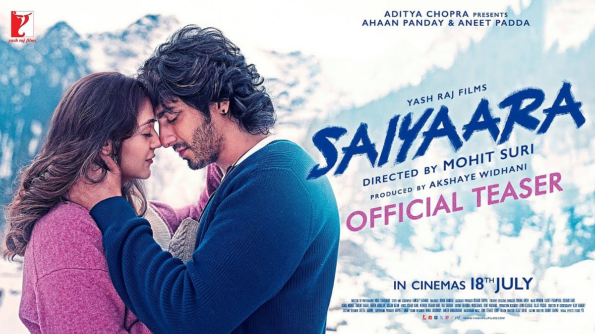 YouTube : Ahaan Panday and Aneet Padda's Saiyaara teaser out