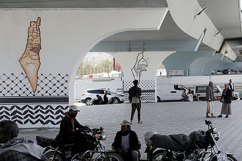 Artworks depicting Palestine's map in Yemen