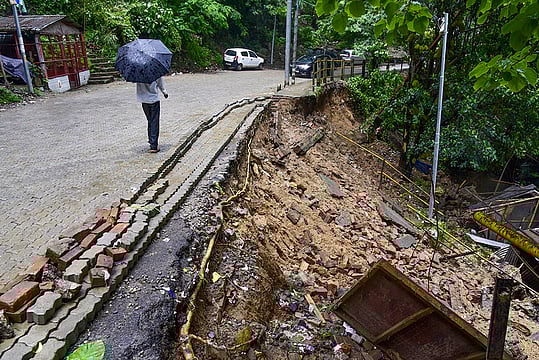 Heavy Rains Devastate Jammu Region: Two Killed in House Collapse, Major Roads Remain Closed