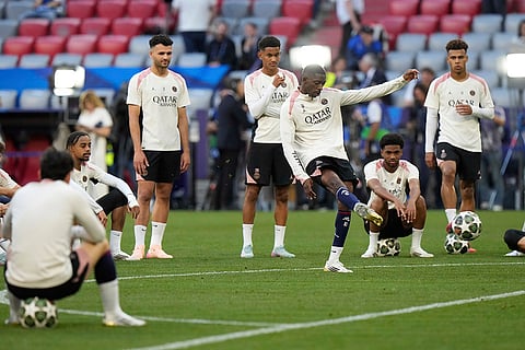 UEFA Champions League 2024-25 Final: PSG Training Session