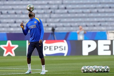 UEFA Champions League 2024-25 Final: Inter MilanTraining Session