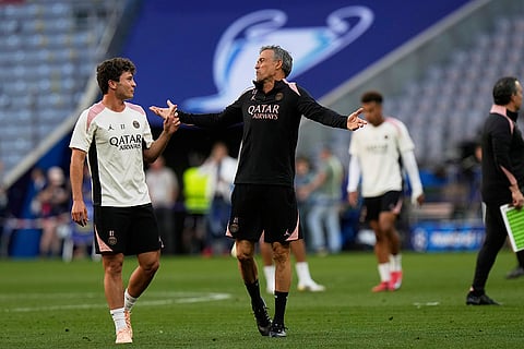 UEFA Champions League 2024-25 Final: PSG Training Session