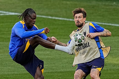 UEFA Champions League 2024-25 Final: Inter MilanTraining Session