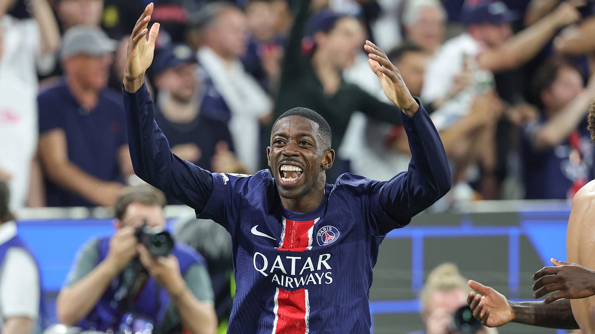 Ousmane Dembele was PSG's star man as they won the Champions League - null