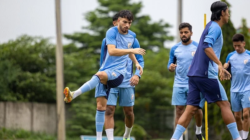 India vs Thailand, FIFA International Friendly: Suhail Bhat training X