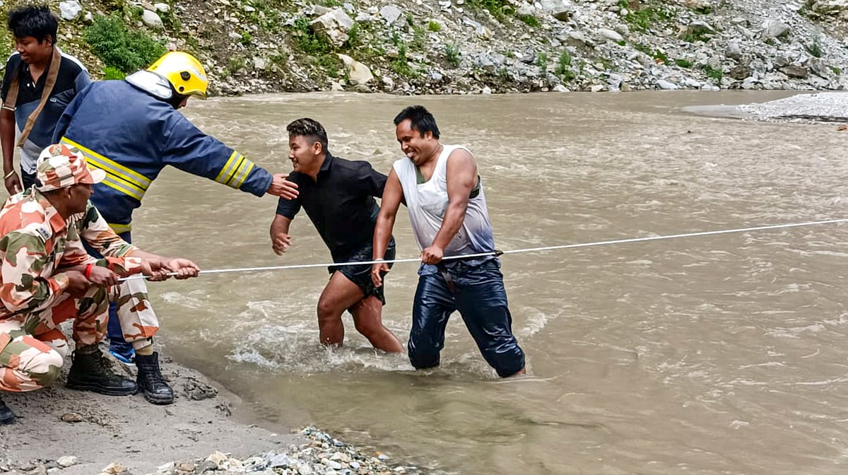 - PTI | : One dead, two injured as bus plunges into river in Sikkim