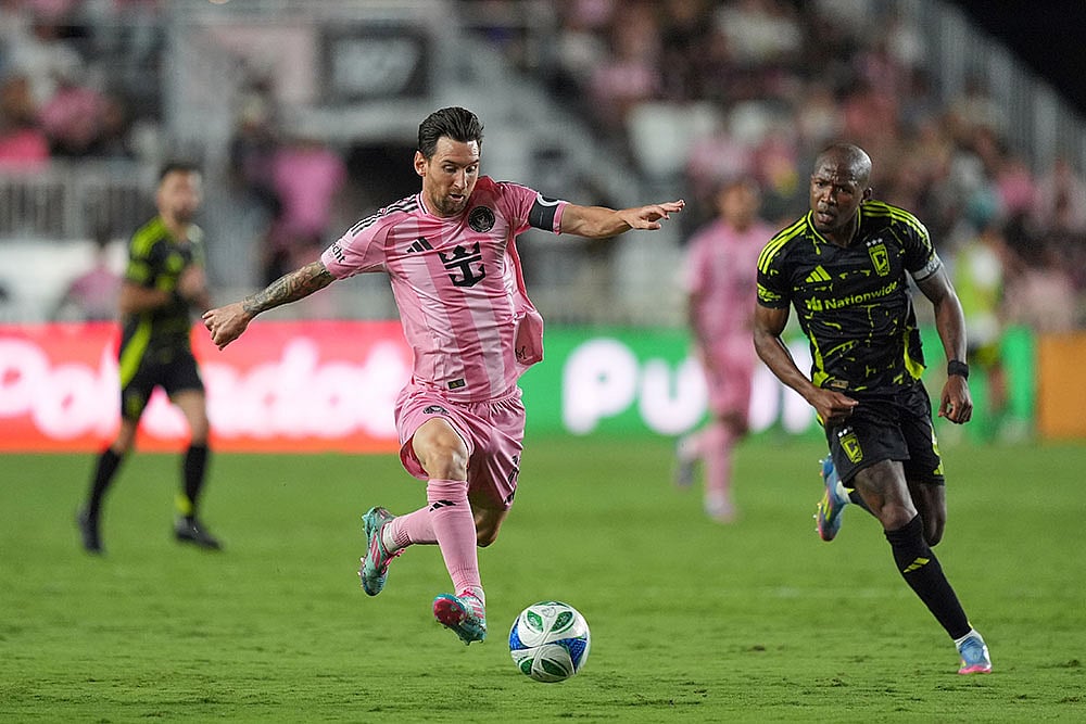 | Photo: AP/Rebecca Blackwell : MLS: Inter Miami vs Columbus Crew