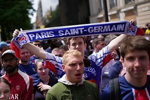 PSG Champions League Celebrations