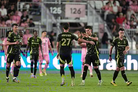 MLS soccer match: Inter Miami vs Columbus Crew