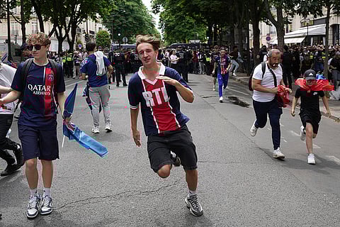 PSG Champions League Celebrations