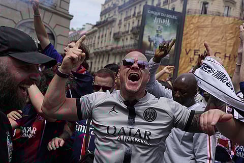 PSG Champions League Celebrations