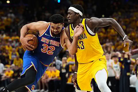 NBA Basketball Game: Indiana Pacers vs New York Knicks
