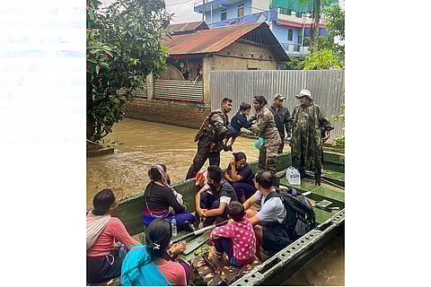 Army relief op in Tripura, Assam and Manipur