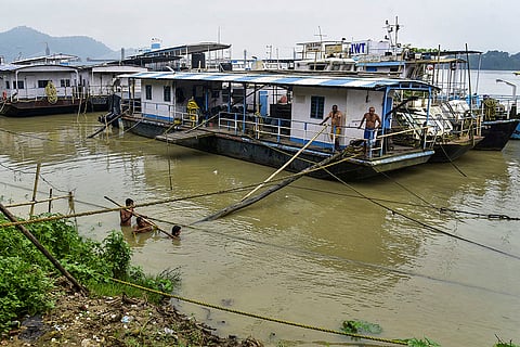 Brahmaputra River water rises