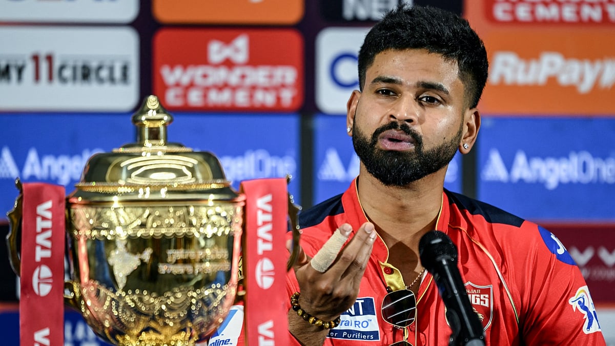 File : File photo of Shreyas Iyer, captain of Punjab Kings