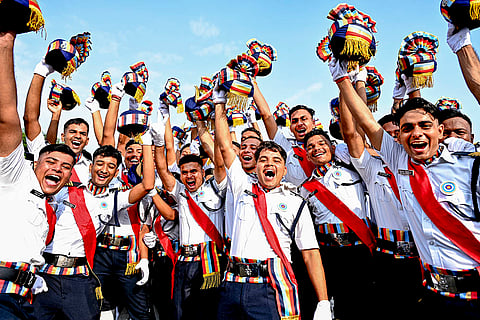 Passing out parade at NFSC