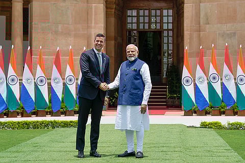 Paraguay President and PM Modi at Hyderabad House