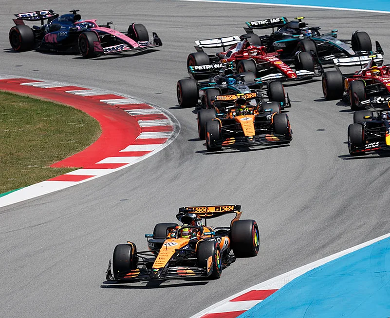 Spain F1 GP Auto Racing 2025, Spanish Grand Prix Formula One: Oscar Piastri