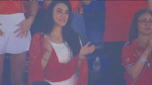 X : Priety Zinta, the co-owner of Punjab Kings