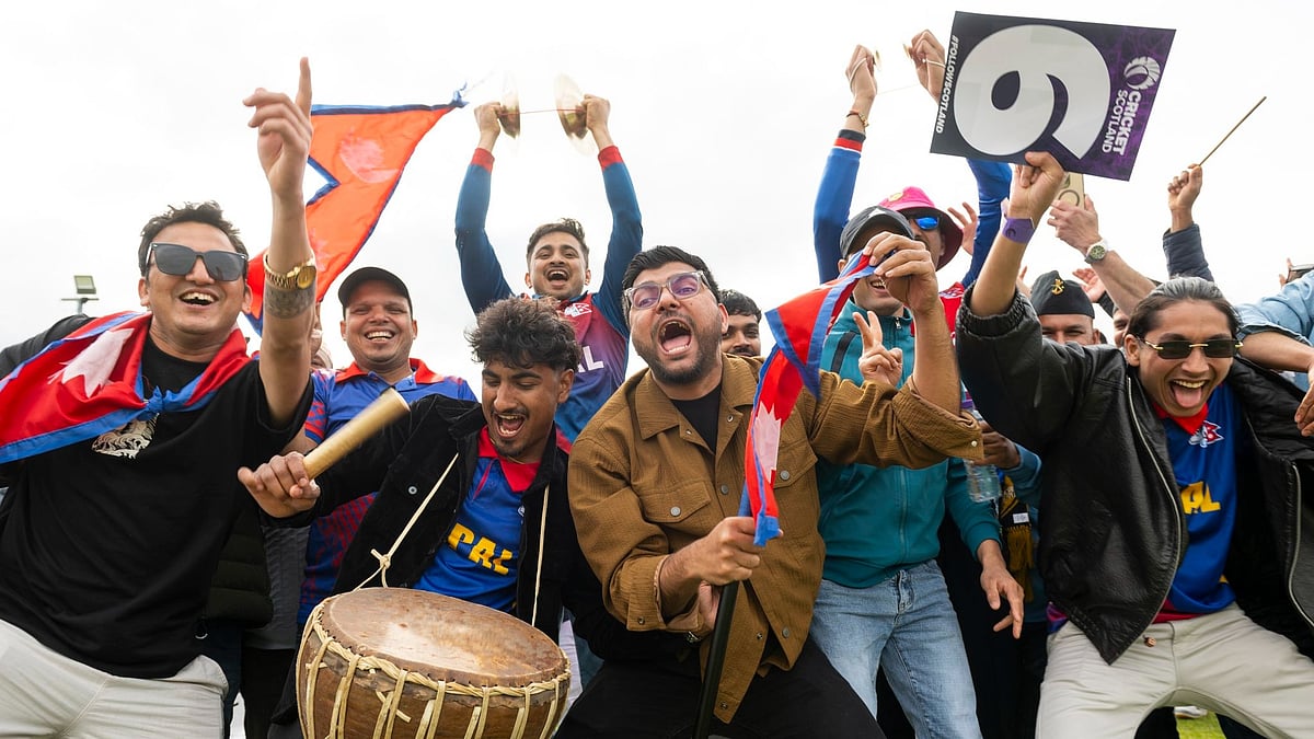 Photo: X | CAN : Nepal cricket fans in Dundee, Scotland.