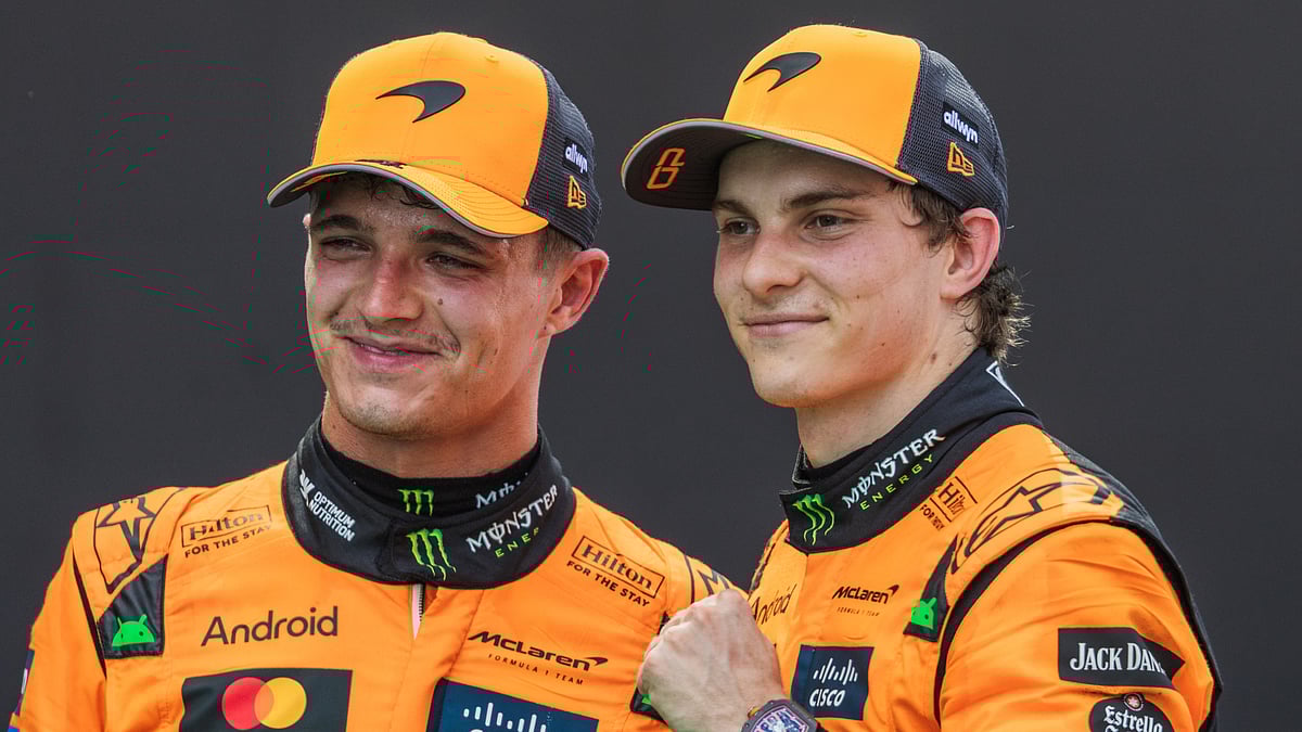 Oscar Piastri and Lando Norris were first and second in Barcelona