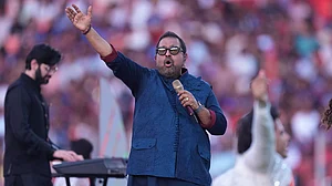 AP : Indian playback singer Shankar Mahadevan performs before the start of the Indian Premier League 2025 final between Punjab Kings and Royal Challengers Bengaluru at Narendra Modi Stadium in Ahmedabad.