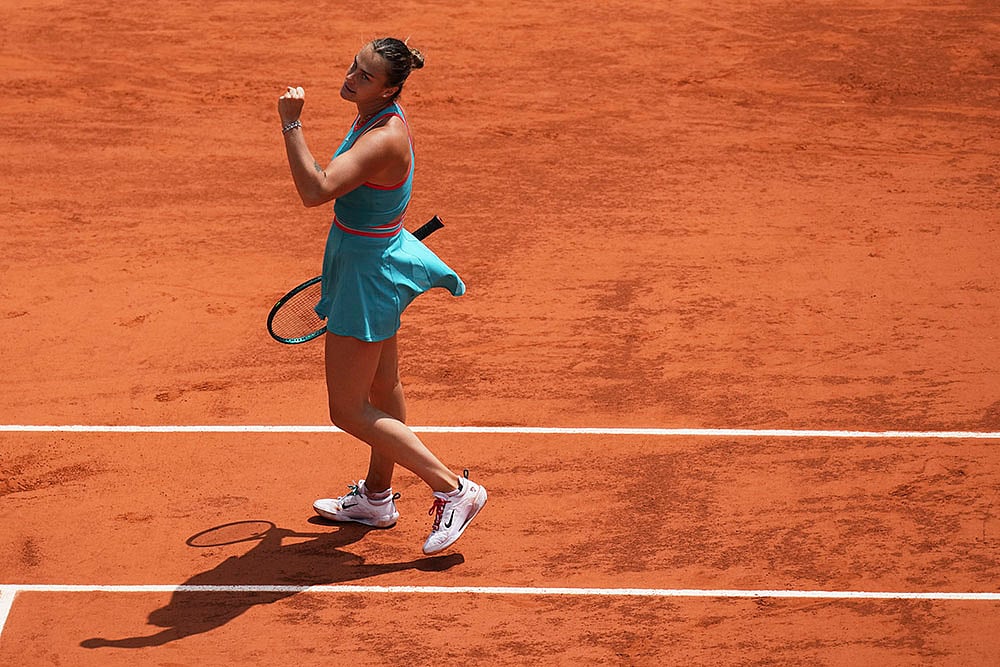 | Photo: AP/Christophe Ena : French Open 2025 quarterfinal: Aryna Sabalenka vs Qinwen Zheng