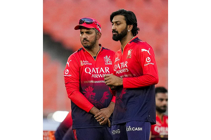IPL 2025 Final Royal Challengers Bengalurus training session: Krunal Pandya