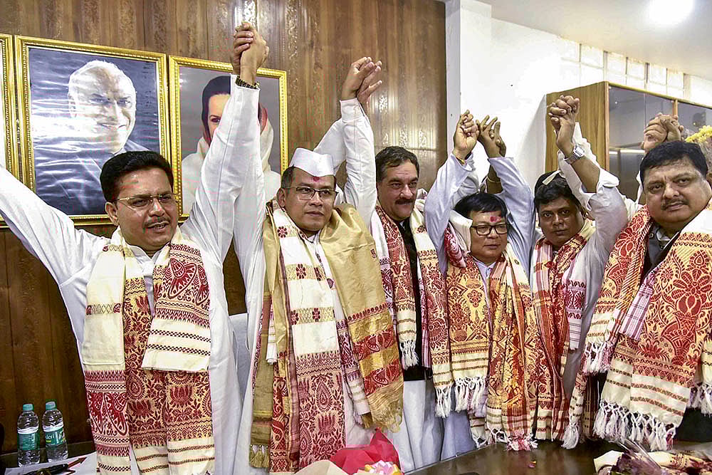 | Photo: PTI : Gaurav Gogoi to assume office as APCC chief