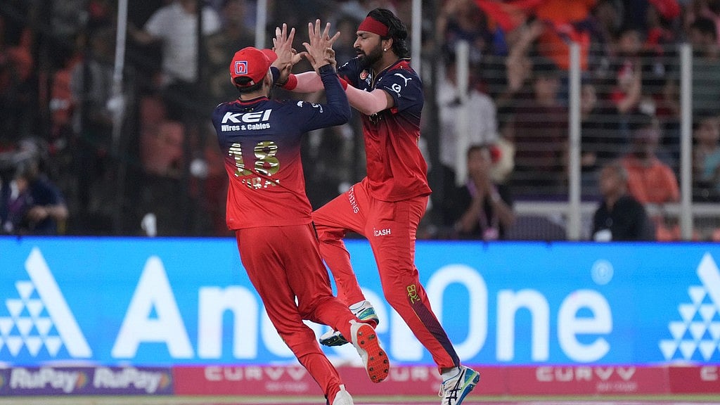 AP : Royal Challengers Bengaluru's Krunal Pandya (right) returned figures of 2/17 in four overs in the IPL 2025 final against Punjab Kings.