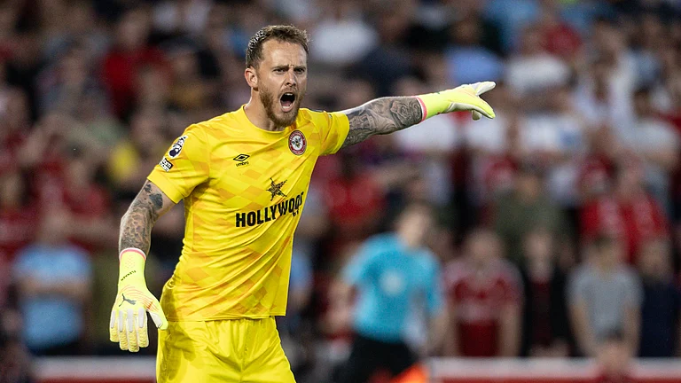 Mark Flekken played all but one of Brentford's 38 Premier League games last season - null