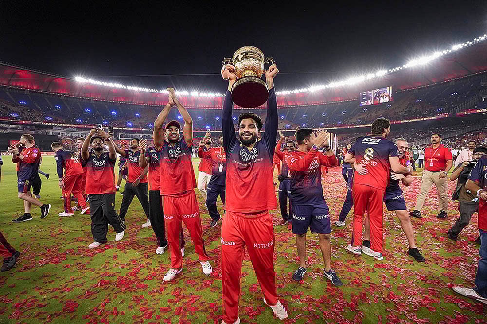 | Photo: PTI/Arun Sharma : IPL 2025 Champions: Royal Challengers Bengaluru
