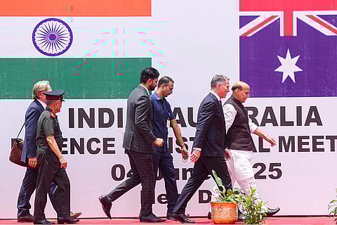 Australian Dy PM's reception