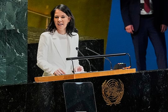 Germany's Former Minister Annalena Baerbock Elected As UN Assembly President In Secret Ballot Vote
